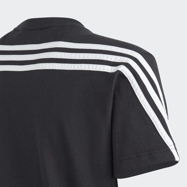 Svart Future Icons 3-Stripes Tee