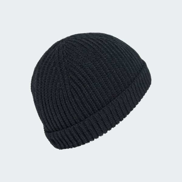 Svart Fisherman Beanie