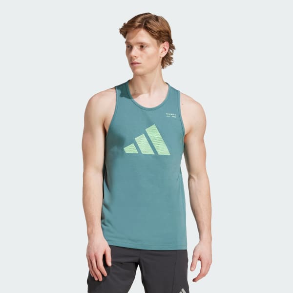 Turquesa Playera Sin Mangas CLIMACOOL Category Training Graphic