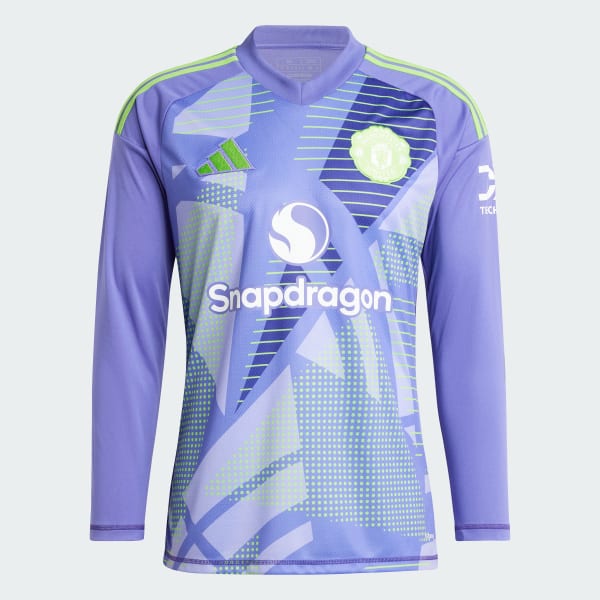 fialová Dres Manchester United 24/25 Long Sleeve Goalkeeper