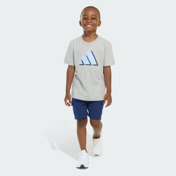 Two piece adidas short set top