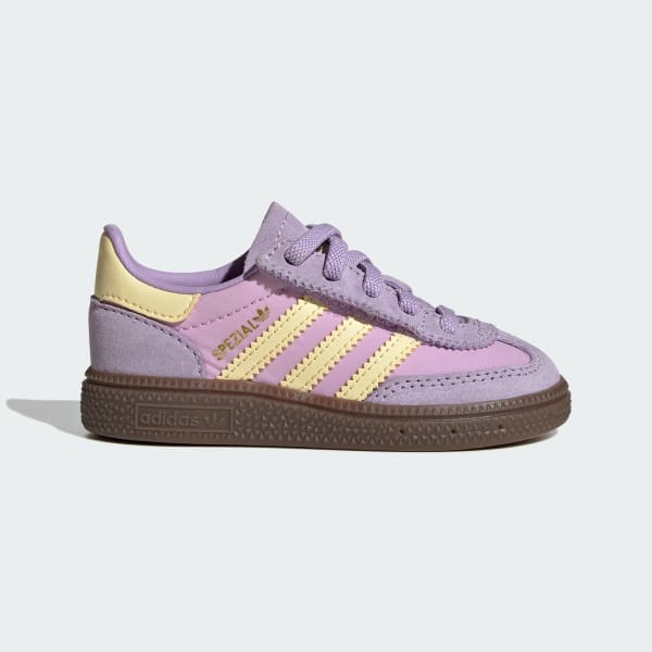 สีม่วง รองเท้าสำหรับเด็ก Handball Spezial Comfort Closure Elastic Lace