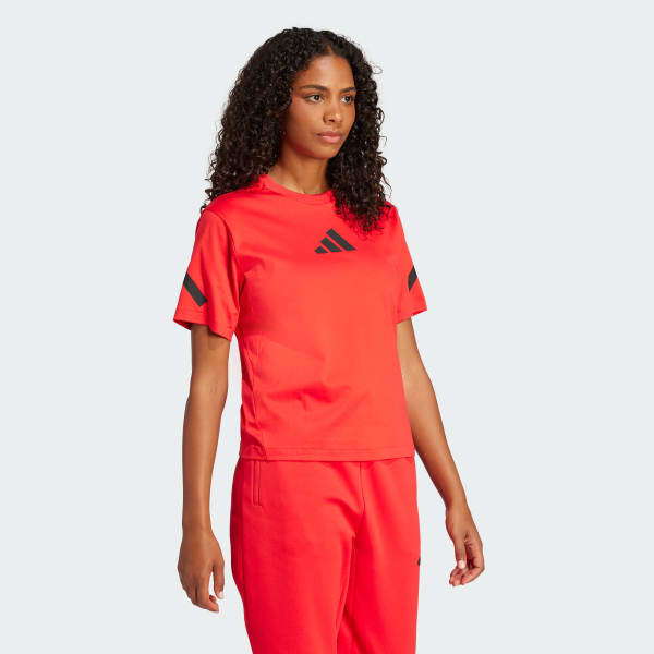 Red adidas Z.N.E. Tee