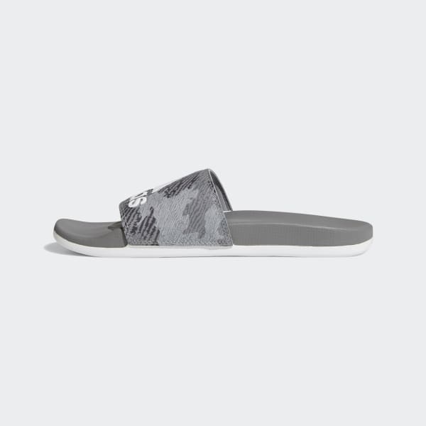 adidas Adilette Comfort Slides - Grey 
