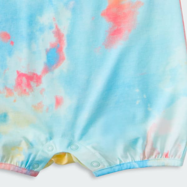 adidas PRINTED SHORTIE ROMPER - Turquoise | Free Shipping with adiClub ...