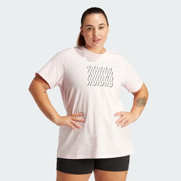 Rosa Remera Estampada Vibrant 