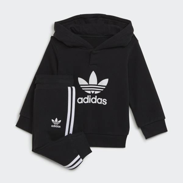 Daggry elefant Bunke af adidas Adicolor Hoodie sæt - Sort | adidas Denmark