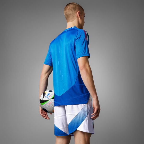Μπλε Italy 2024 Home Authentic Jersey