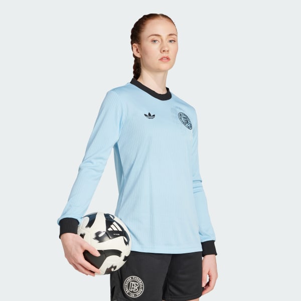modrá Dres Germany Anniversary Long Sleeve