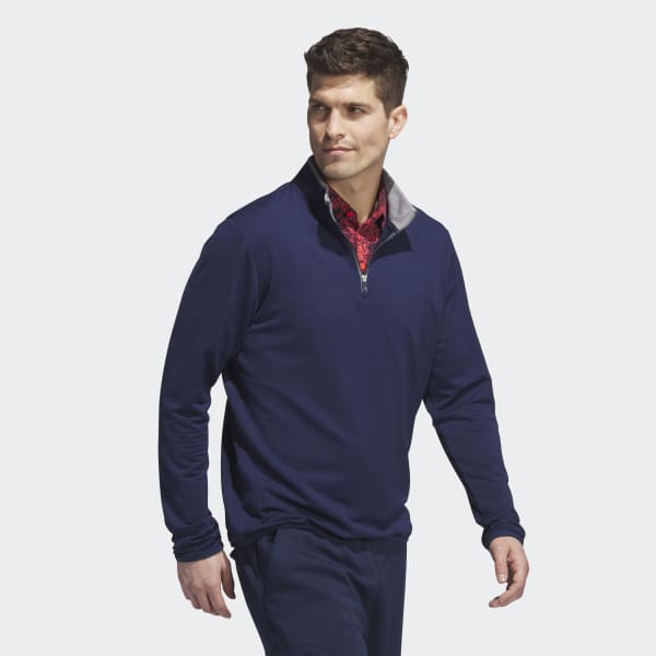 adidas Lightweight COLD.RDY Quarter-Zip Sweatshirt - Blue | adidas Canada