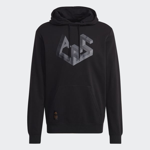 Svart Arsenal DNA Graphic Hoodie DO923