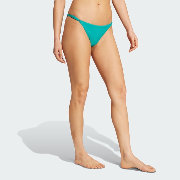 Gron Iconisea-bikiniunderdel i ribmateriale