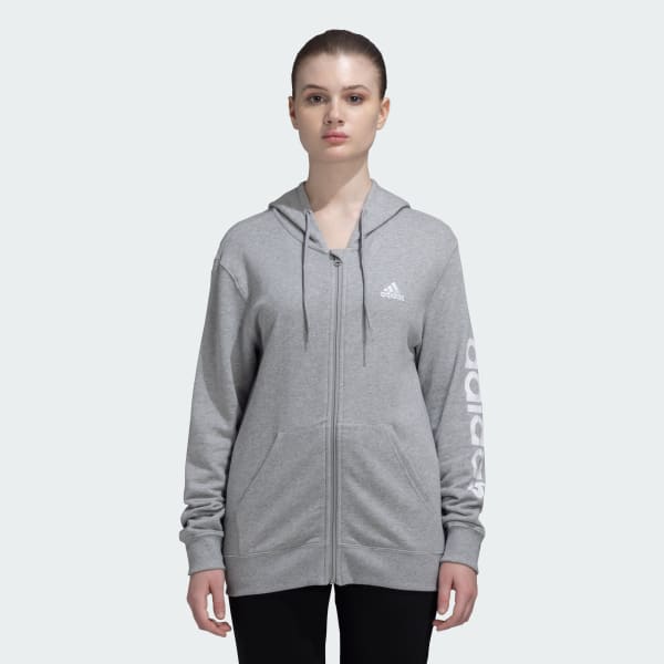 Grey adidas hoodie womens 2025