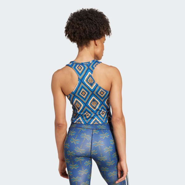 Niebieski Koszulka adidas x FARM Rio Training Tank