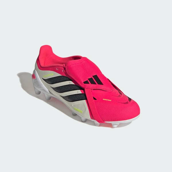 Rood PREDATOR LEAGUE Fold-Over Tongue Artificial Ground Voetbalschoenen Kids