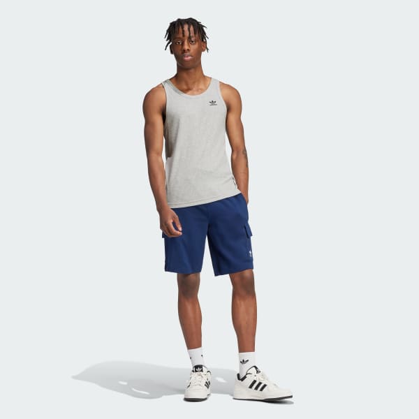 Grey Trefoil Essentials Tank Top