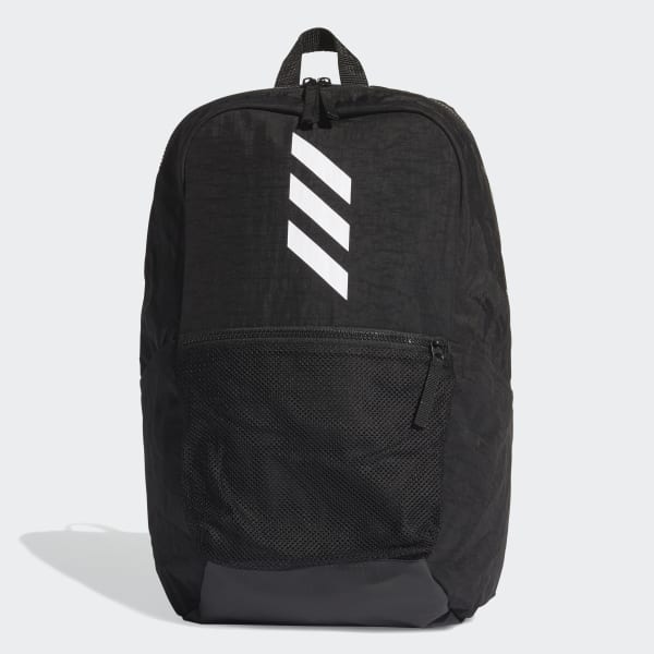 adidas black white backpack