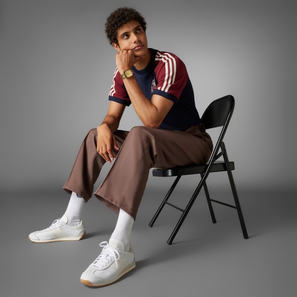 adidas Arsenal Adicolor Classics 3-Stripes Tee - Blue | Free