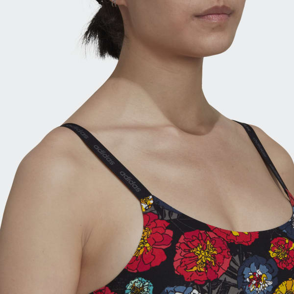 Multicolour Active Micro-Flex Scoop Lounge Bra HPO55