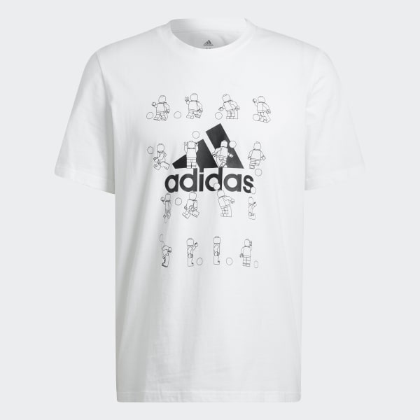 bílá Tričko adidas x LEGO® Football Graphic HI166