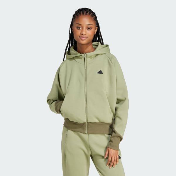 Adidas ladies zip jacket 2025