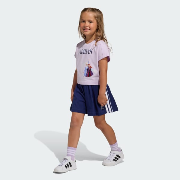 Lilla ADIDAS DISNEY FROZEN T-SHIRTSÆT