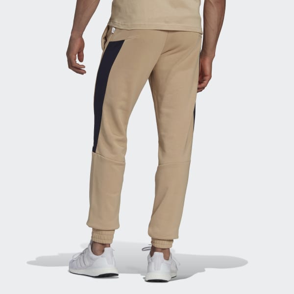 Beige Future Icons Embroidered Badge of Sport Pants TA190