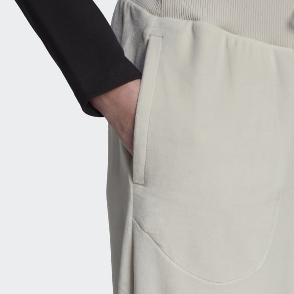 Beige Holidayz Cozy Velour Joggebukse TB405
