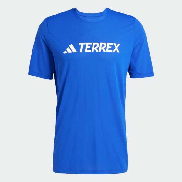 Azul Camiseta Terrex Multi Climacool Logo Tech