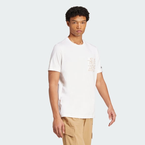 Blanco Polo Graphic Terrex Signature Aop