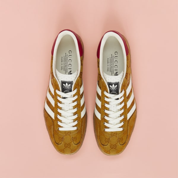 Καφέ Men's adidas x Gucci Gazelle Shoes LYX87