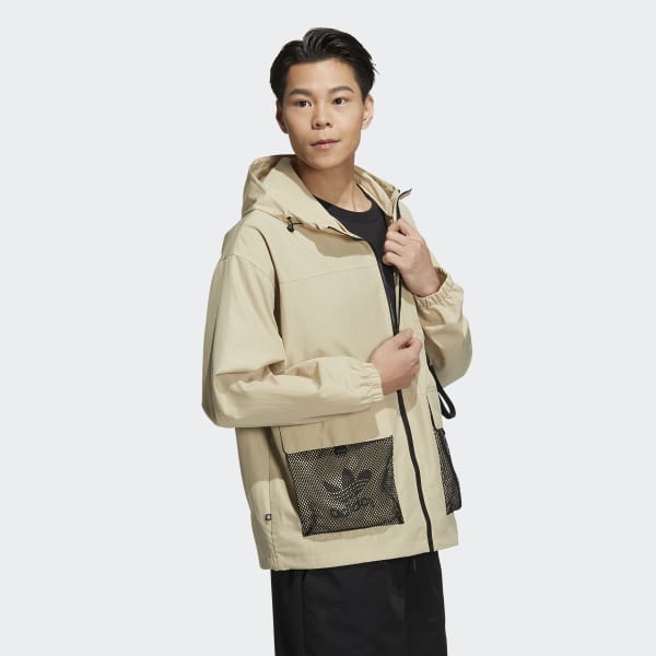 Beige Outdoor Windbreaker EWL30