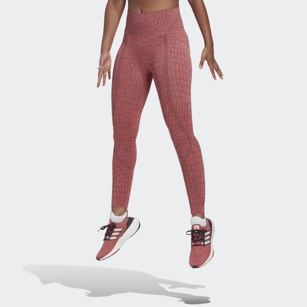 Adidas Formotion Sculpt Two-Tone Tights - Magic Mauve/Carbon - XL