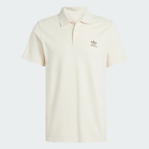 Branco Camisa Polo Trefoil Essentials