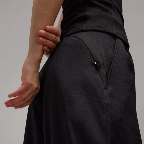 ボトムスその他 Y 3 Women Pants JD1759 BLACK adidas Y-3 Sport Uniform Wide Leg Pants - Black | Free