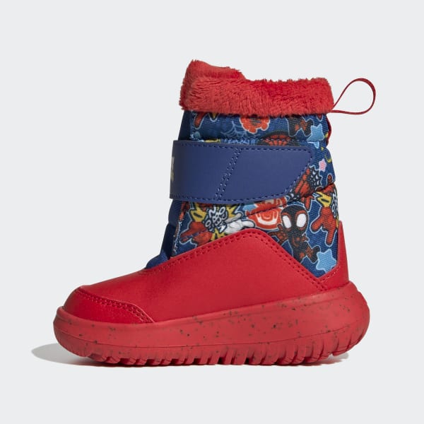 Red adidas x Marvel Winterplay Superhero Adventures Boots LKK77