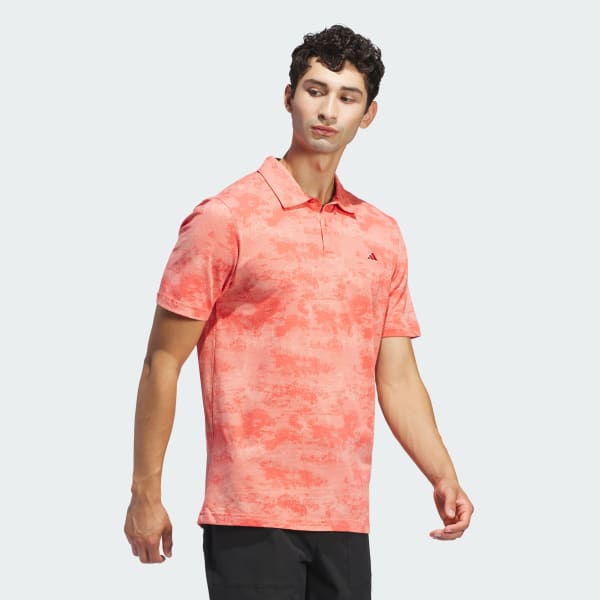 Rouge Polo mesh imprimé Go-To