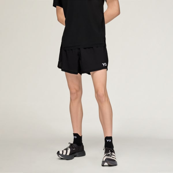 Sort Y-3 LØBESHORTS
