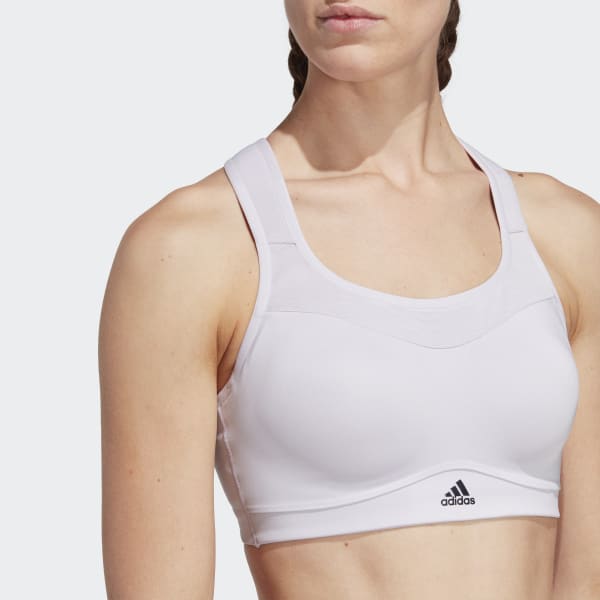 fialová Športová podprsenka adidas TLRD Impact Training High-Support