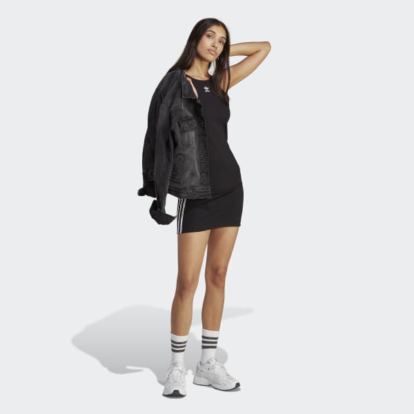 Zwart Adicolor Classics Tight Summer Jurk