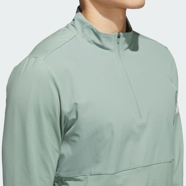 adidas Ultimate365 Tour Quarter-Zip Pullover - Green | Free