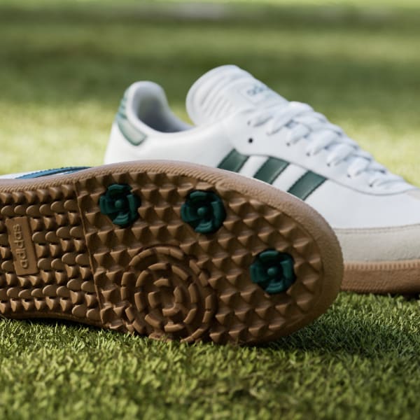 adidas Samba Spikeless Golf Shoes - White | Free Shipping