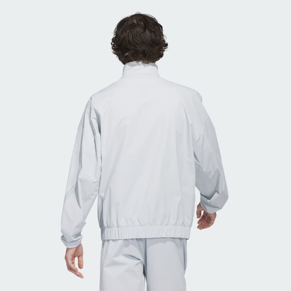 adidas MAHOMES TOO COLD WOVEN ZNE TRACK TOP - Grey | Free Shipping