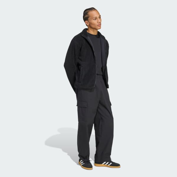 アディダス☆メンズイリジナルTrefoil Essentials Teddy Fleece adidas Trefoil Essentials Teddy Fleece - Black | Free