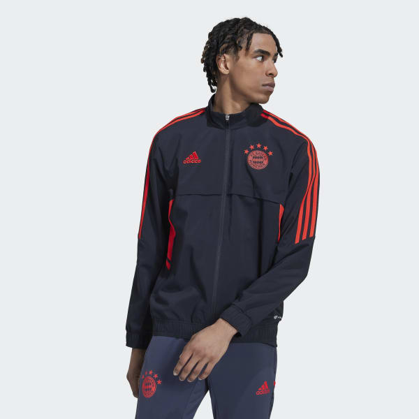 Black FC Bayern Condivo 22 Presentation Track Top TK615