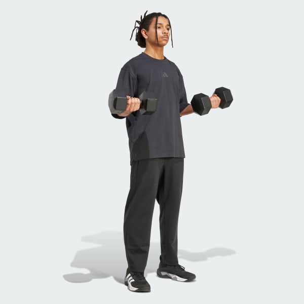 Czerń Koszulka PrimeLift Workout Oversize