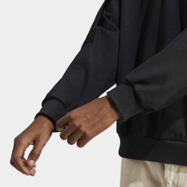 zwart adidas Adventure Winter Crewneck Sweatshirt SW219
