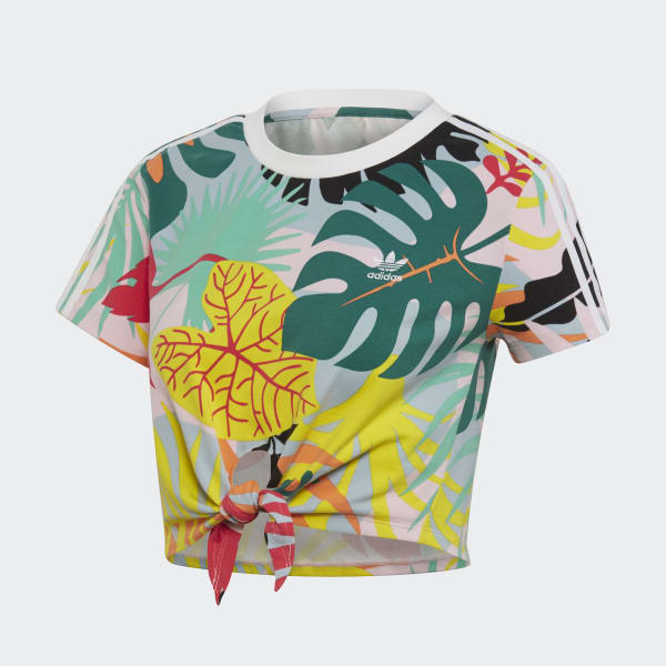 adidas Tropicalage Cropped Tee Multi adidas Malaysia