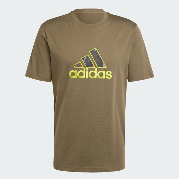 Verde Remera Estampada
