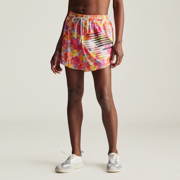 Geel adidas by Stella McCartney Printed Short